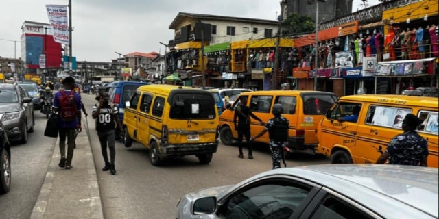 Picture of Illegal Parking in Lagos State